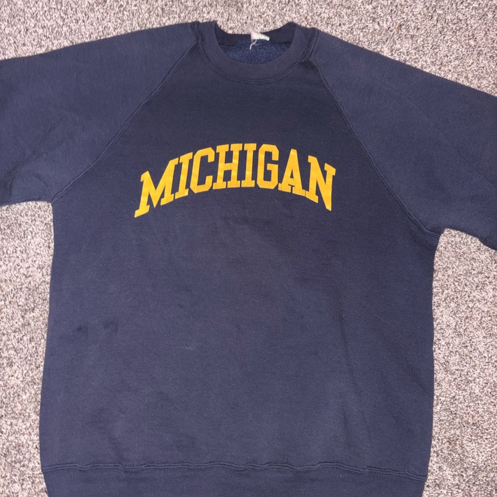 Michigan Navy Blue Men's Sweater